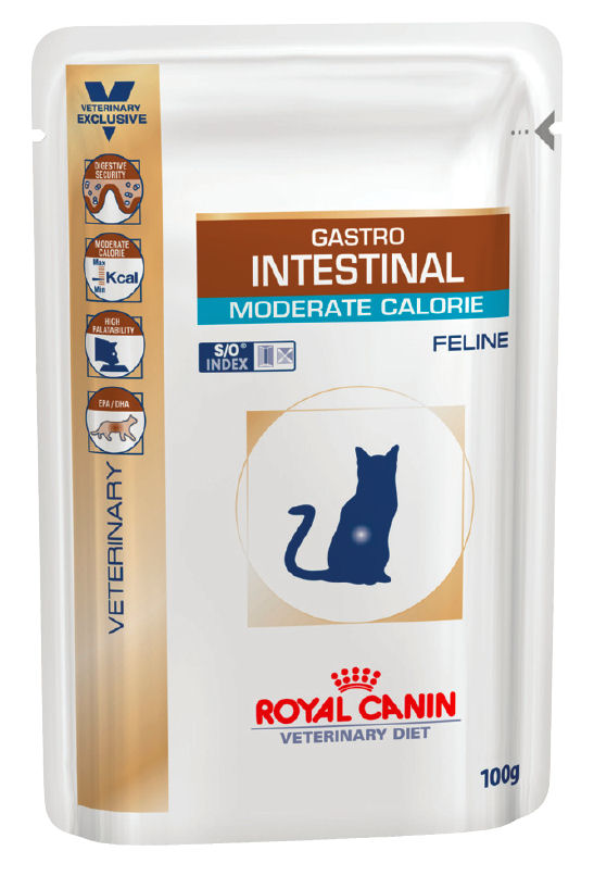 Kat : Royal Canin Gastro Intestinal Moderate Calorie Vådfoder